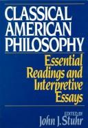 Cover for Classical American Philosophy
