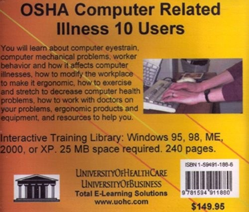 Cover for OSHA Computer Related Illness, 10 Users