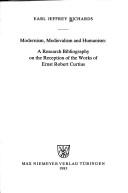 Cover for Modernism, medievalism, and humanism