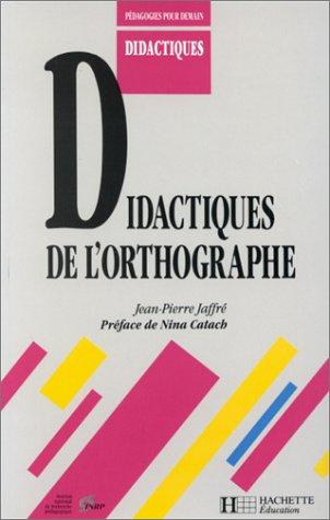 Cover for Didactiques de l'orthographe