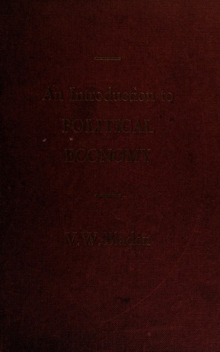 Cover for An introduction to political economy