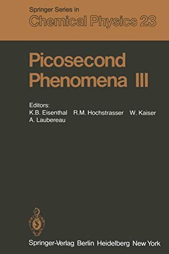 Cover for Picosecond Phenomena Iii