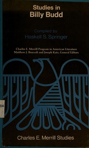 Cover for The Merrill studies in Billy Budd.