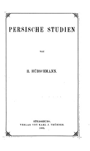Cover for Persische Studien