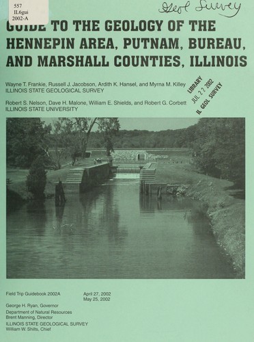 Cover for Guide to the geology of the Hennepin area, Putnam, Bureau, and Marshall counties, Illinois