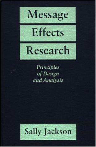 Cover for Message effects research
