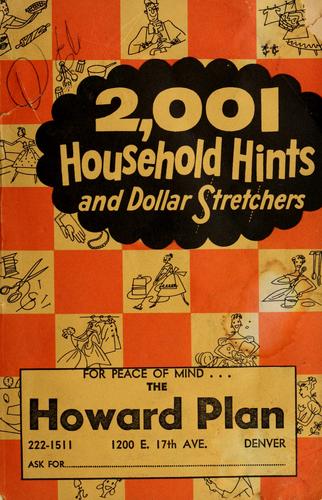 Cover for 2001 household hints and dollar stretchers
