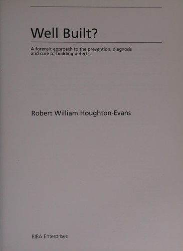 Cover for Well built?