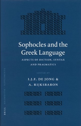Cover for Sophocles and the Greek language
