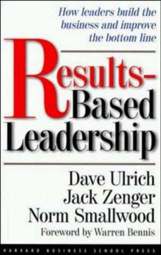 Cover for Results-based leadership