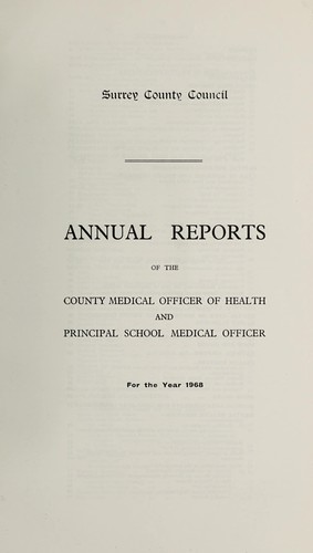 Cover for [Report 1968]