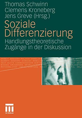 Cover for Soziale Differenzierung: Handlungstheoretische Zugänge in der Diskussion (German Edition)