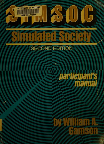 Cover for SIMSOC: simulated society