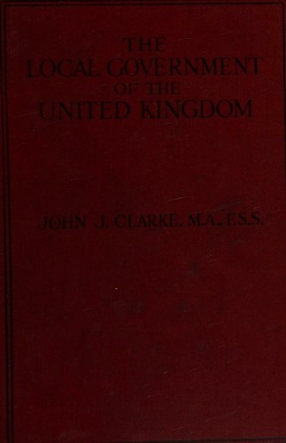 Cover for Outlines of local government of the United Kingdom