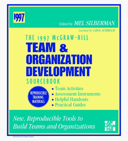 Cover for 1997 McGraw-Hill Team and Organization Developmentsourcebook