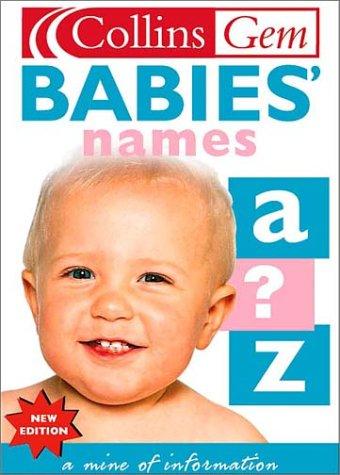 Cover for Babies' Names (Collins Gems)