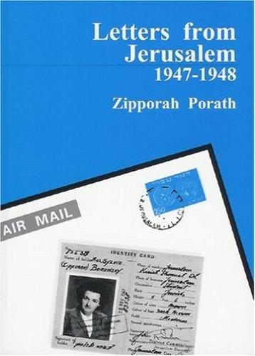 Cover for Letters from Jerusalem 1947-1948