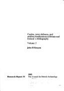 Cover for Castles, Town Defences, and Artillery Fortifications