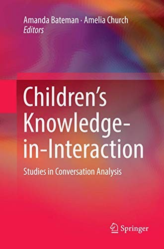 Cover for Children’s Knowledge-in-Interaction