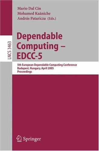 Cover for Dependable computing, EDCC-5