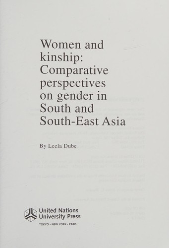 Cover for Women and kinship