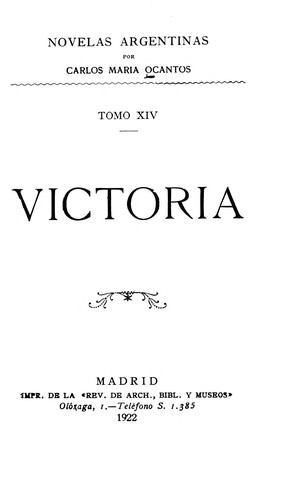 Cover for Victoria