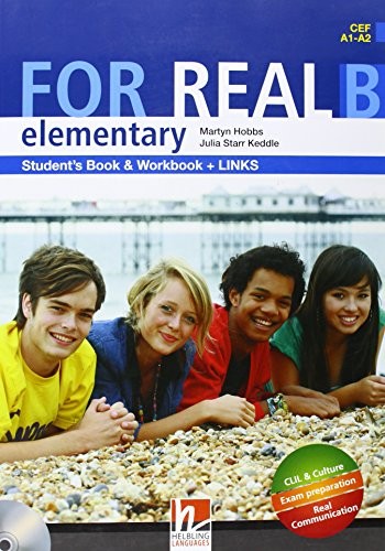 Cover for For Real Elementary Student Book B with Audio CD's( CEF A2 -