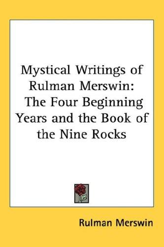 Cover for Mystical Writings of Rulman Merswin