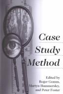 Cover for Case study method