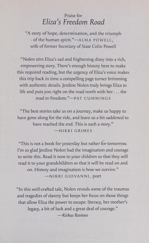 Cover for Eliza's Freedom Road