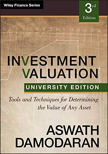 Cover for Investment Valuation
