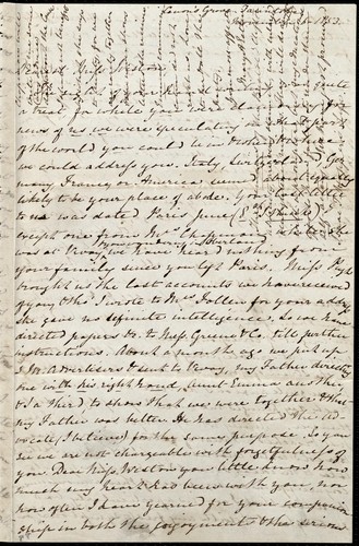 Cover for [Letter to] Dearest Miss Weston