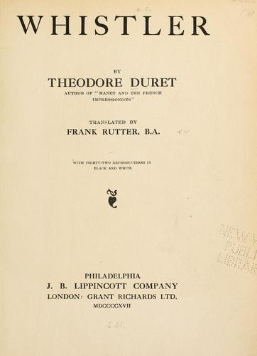 Cover for Whistler