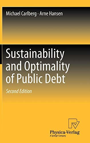Cover for Sustainability and Optimality of Public Debt