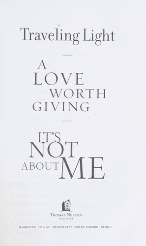Cover for Lucado 3-In-1