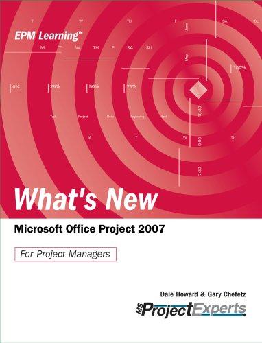 Cover for What's New Microsoft Office Project 2007 (Epm Learning)