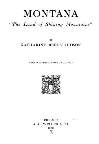 Cover for Montana