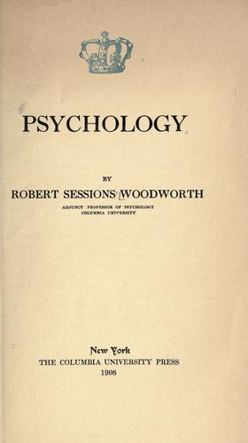 Cover for Psychology