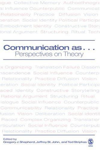 Cover for Communication as ...