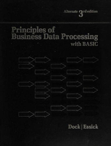 Cover for Principles of business data processing, with BASIC