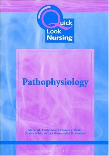 Cover for Pathophysiology (Quick Look Nursing) (Quick Look Nursing)