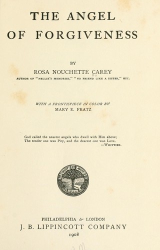 Cover for The angel of forgiveness