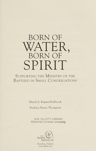 Cover for Born of water, born of Spirit