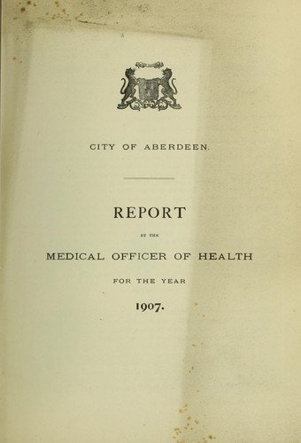 Cover for [Report 1907]