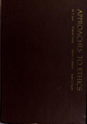 Cover for Approaches to ethics