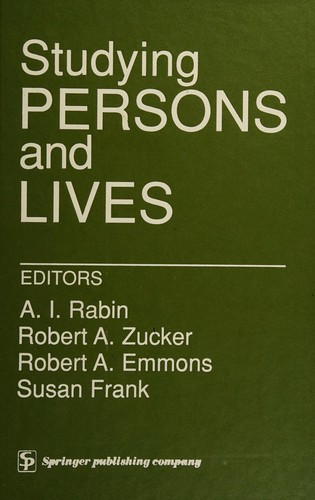 Cover for Studying persons and lives