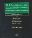 Cover for U.S. regulation of the international securities and derivatives markets