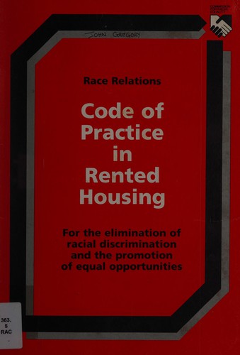 Cover for Code of Practice in Rented Housing