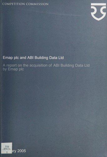 Cover for Emap Plc And Abi Building Data Ltd - a Report on the Acquisition of Abi Building Data Ltd by Emap Plc