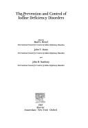 Cover for The Prevention and control of iodine deficiency disorders